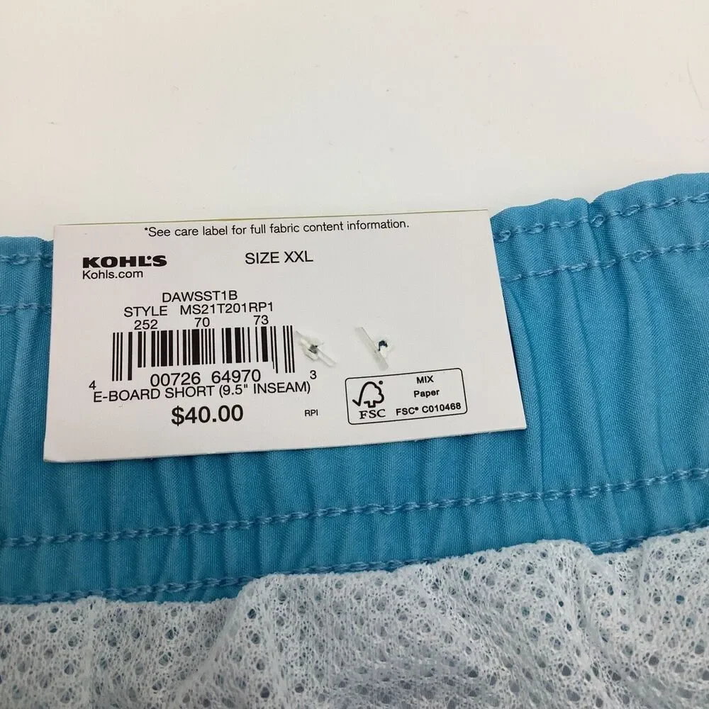 Sonoma Mens‎ Flexwear Board Shorts Size XXL NWT